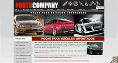 Desktop Screenshot of partscompany.com.br