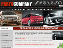 Tablet Screenshot of partscompany.com.br